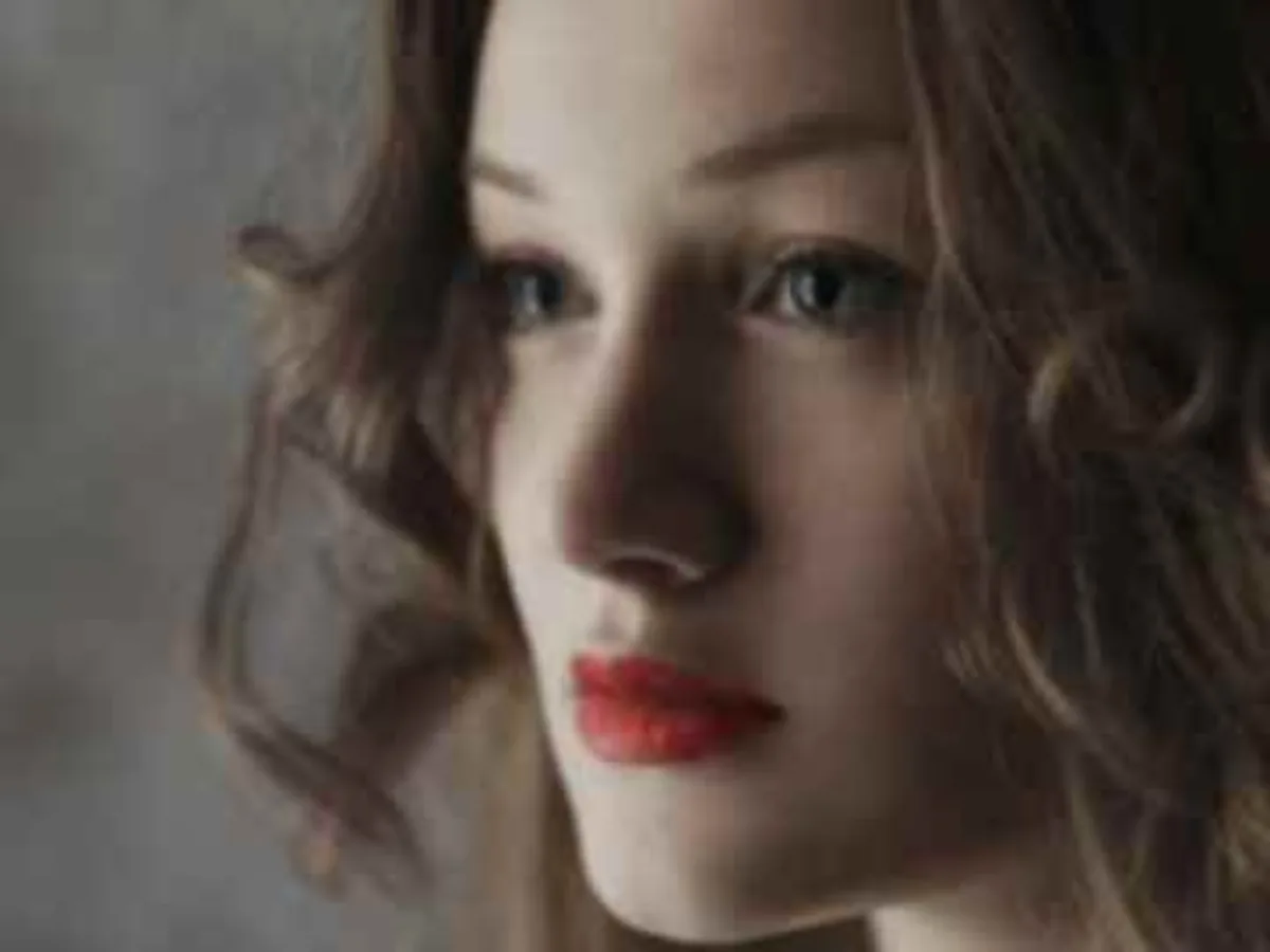 Low-resolution portrait, before enhancement